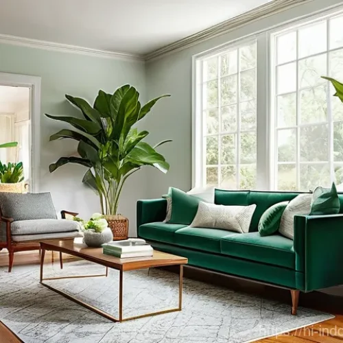 실내 생태계에 대한 교육 자료 - **Prompt 1: A Serene Indoor Oasis**
    "A wide shot of a sun-drenched, cozy living room. Abundant a...