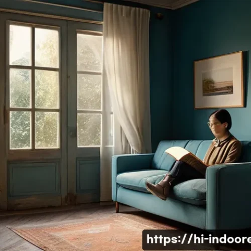 미세먼지의 실내 유입 경로 - **Prompt 1: The Silent Intrusion of Invisible Pollutants**
    "A cozy, sunlit living room with a sl...